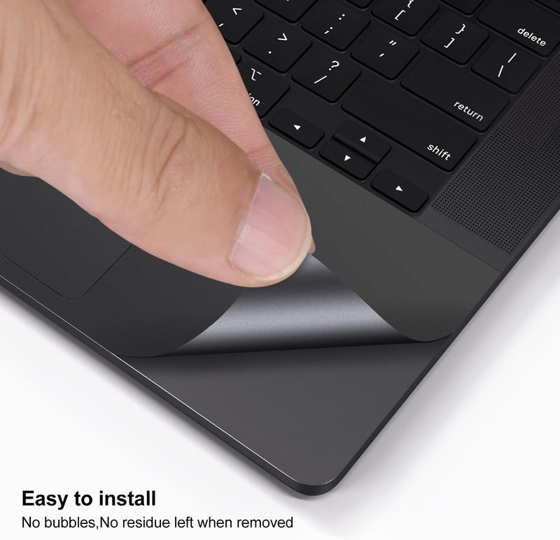 imComor Palm Rest Cover Skin Compatible with 2025 2024 2023 MacBook Pro 16 Inch M4 M3 Chip A3403 A3186 A2991 Trackpad Protector Touch Pad Cover Skin, MacBook Pro 16" Touchpad Cover Accessories, Space Black - Image 4